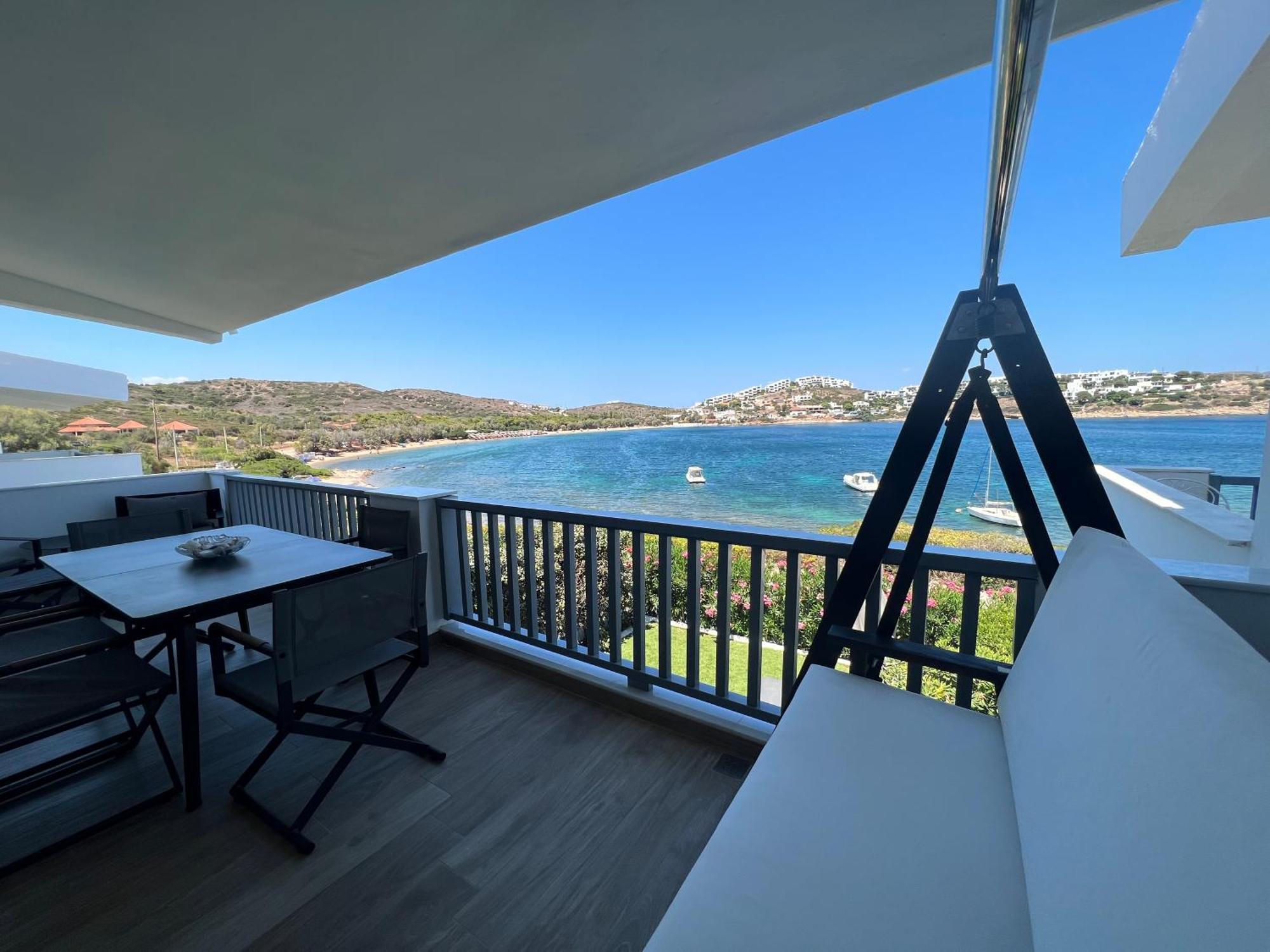 Sounio - Waterfront Luxury Spa Villa Pounta Zeza 170 Sqm On Private Beach Sounion Bagian luar foto