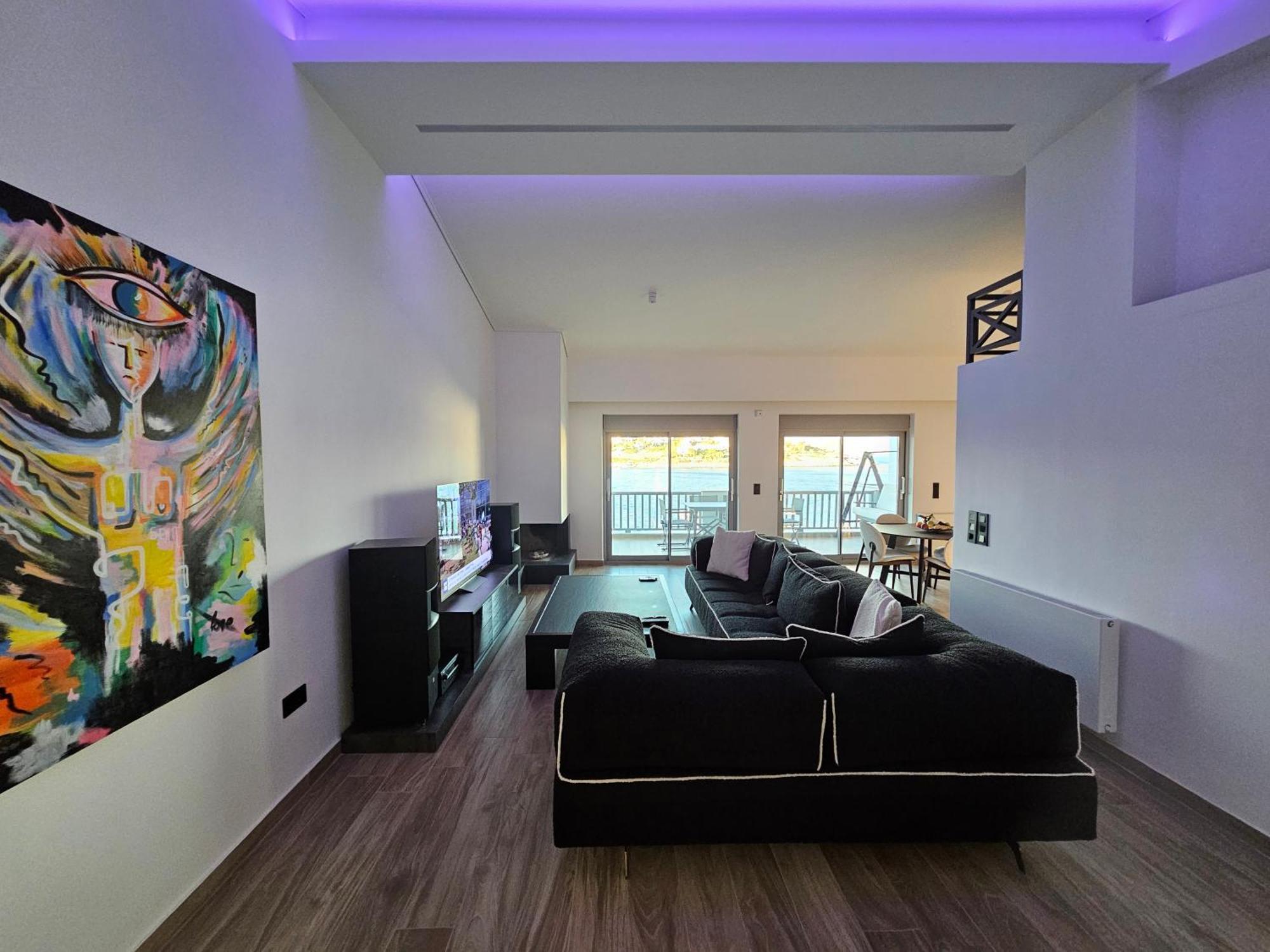 Sounio - Waterfront Luxury Spa Villa Pounta Zeza 170 Sqm On Private Beach Sounion Bagian luar foto