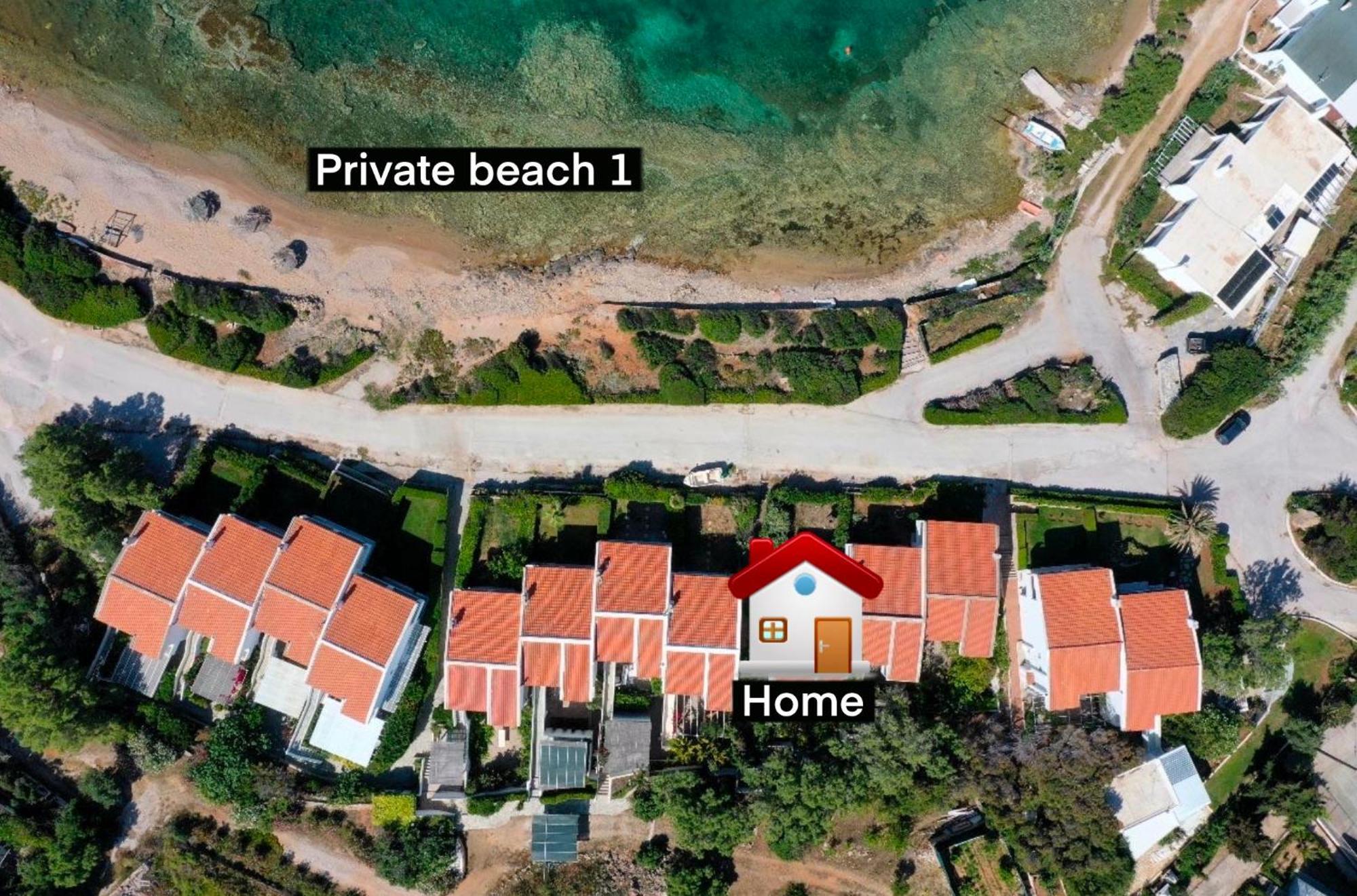 Sounio - Waterfront Luxury Spa Villa Pounta Zeza 170 Sqm On Private Beach Sounion Bagian luar foto